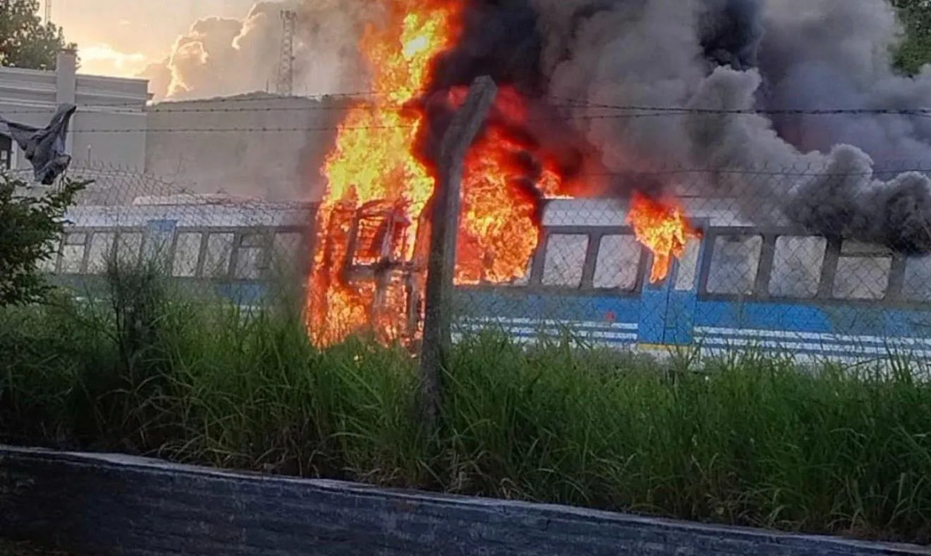 Incendio tren de las sierras 