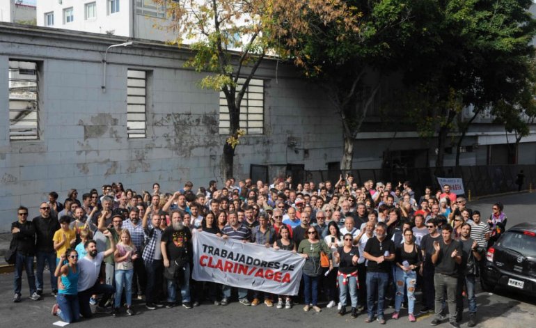 Trabajadores de Clarín