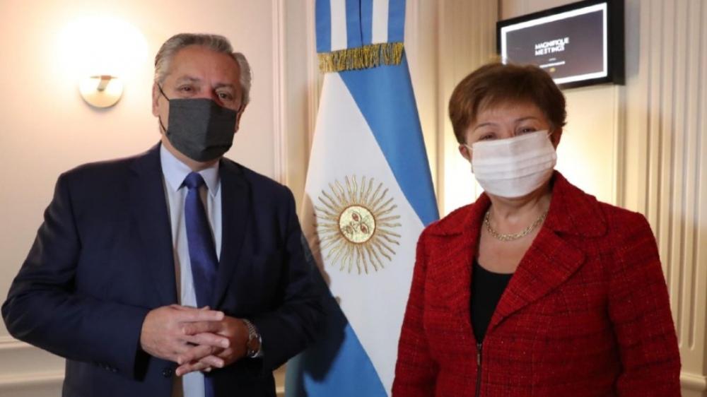 Fernández y Georgieva by Télam
