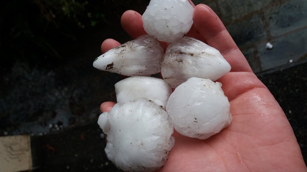 Granizo en Río Cuarto