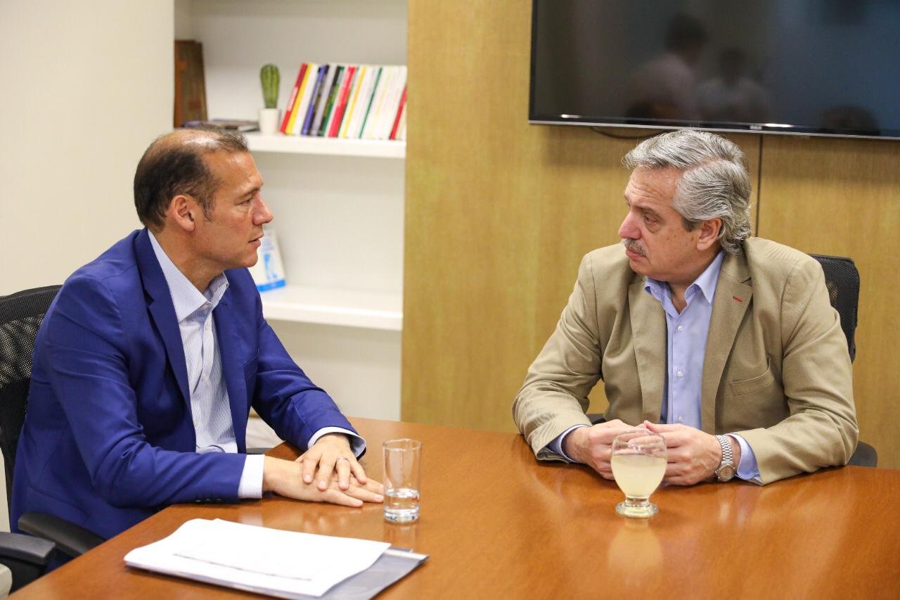 Omar Gutierrez y Alberto Fernández