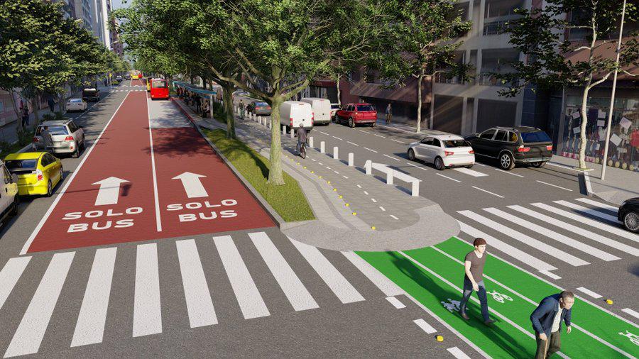 Obra en boulevard Chacabuco by @MuniCba