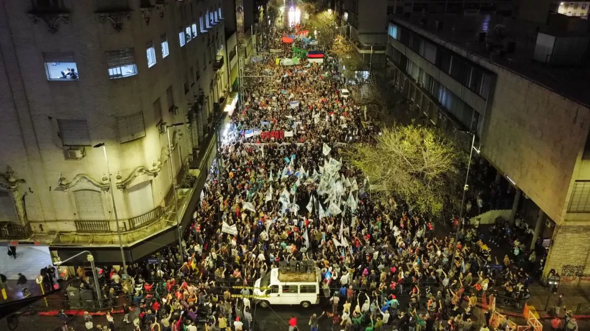 Marcha apoyo a CFK