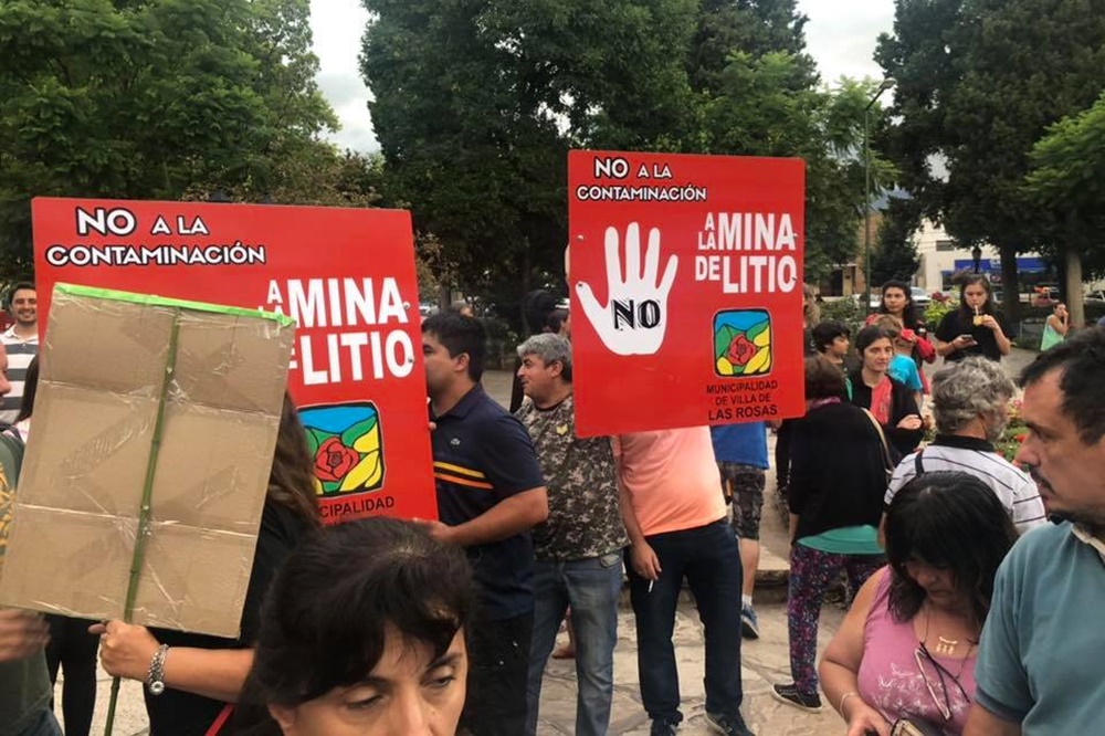 no a la mina de litio en las tapias