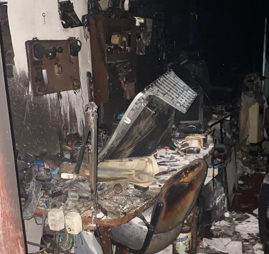 Incendio en Villa Corina