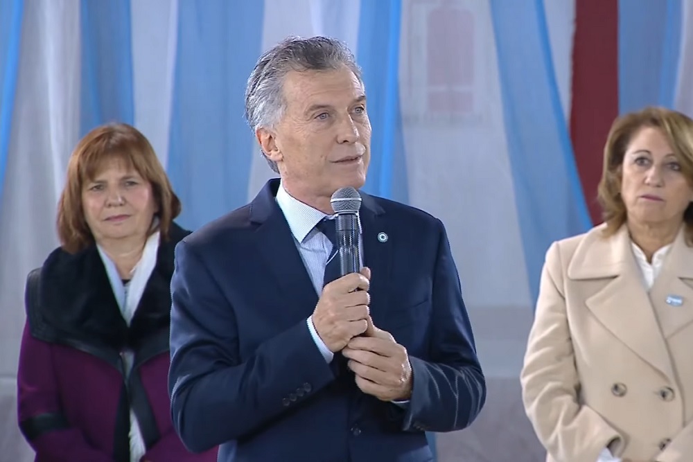 Macri acto día de la bandera rosario by captura web