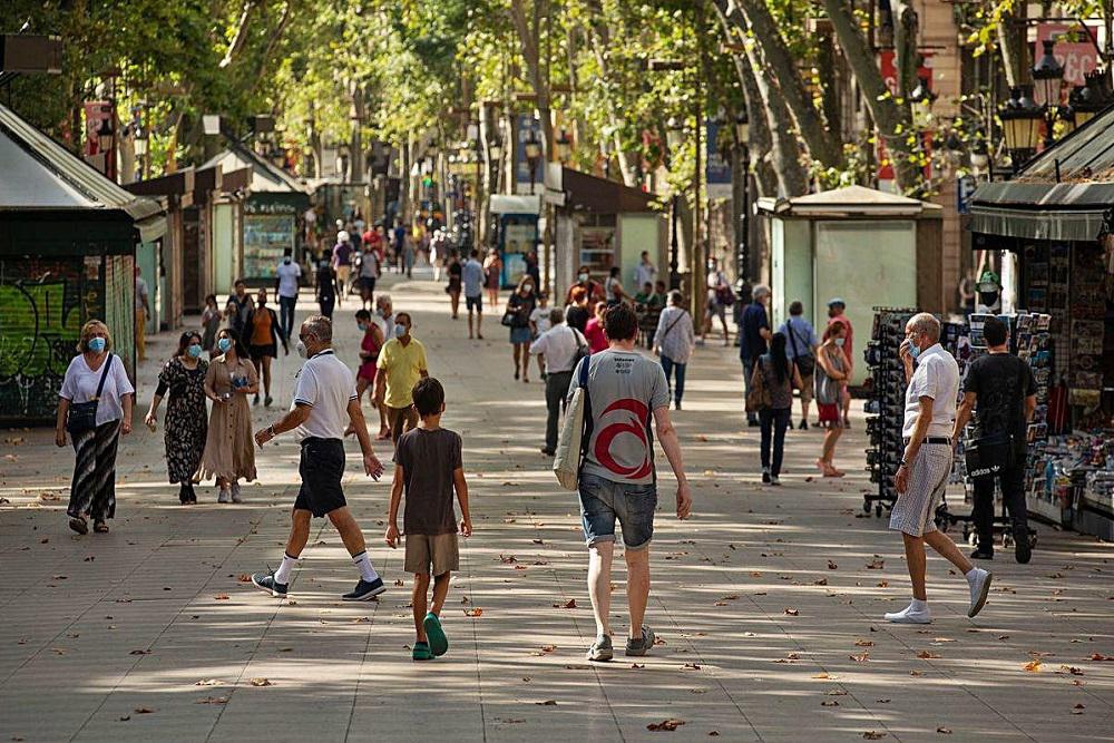 Barcelona covid rambla by gentileza
