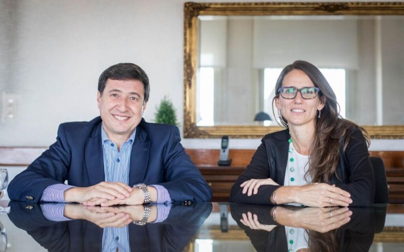 Gomez Alcorta con Arroyo Prensa Ministerio de la Mujer