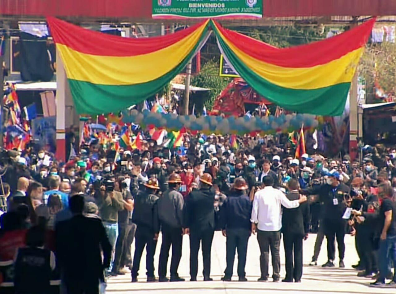 Evo Morales vuelve a Bolivia by captura de pantalla