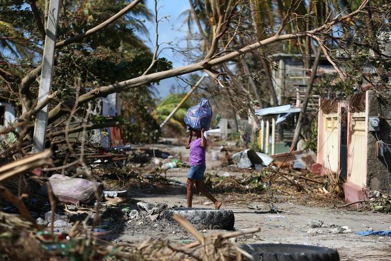 FOTO HAITI HURACÁN MATTHEW