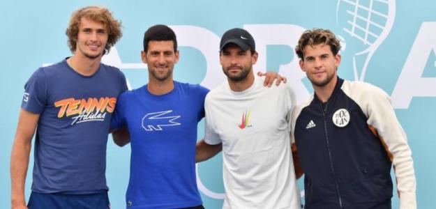dimitrov Foto adria-tour djokovic