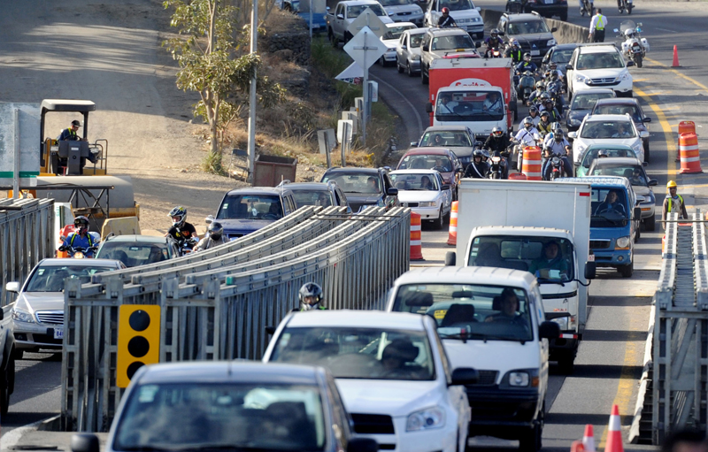 tránsito congestión