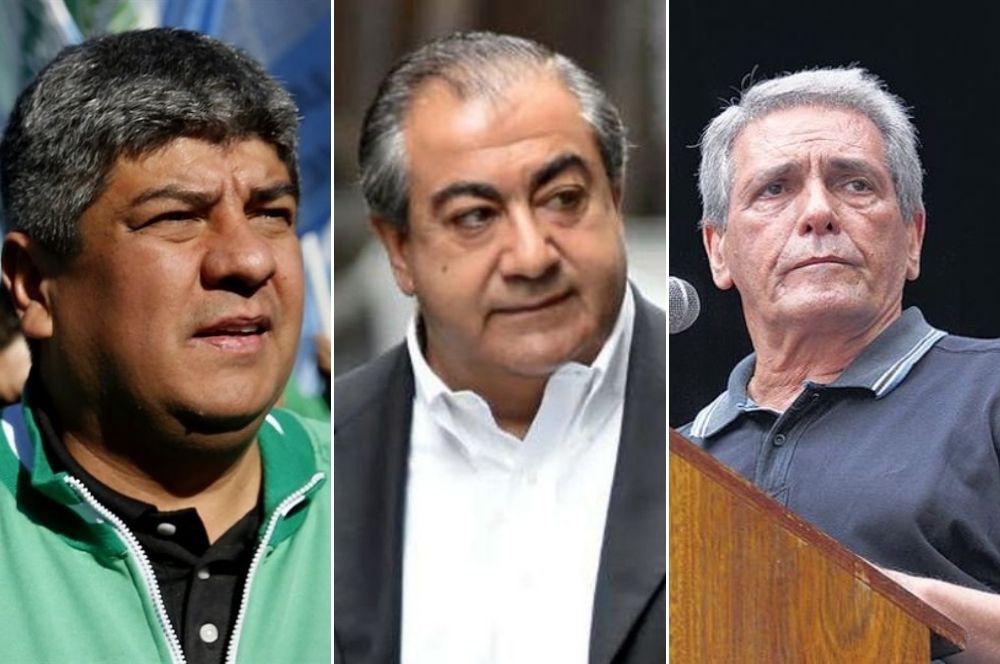 Pablo Moyano Hector Daer y Carlos Acuña