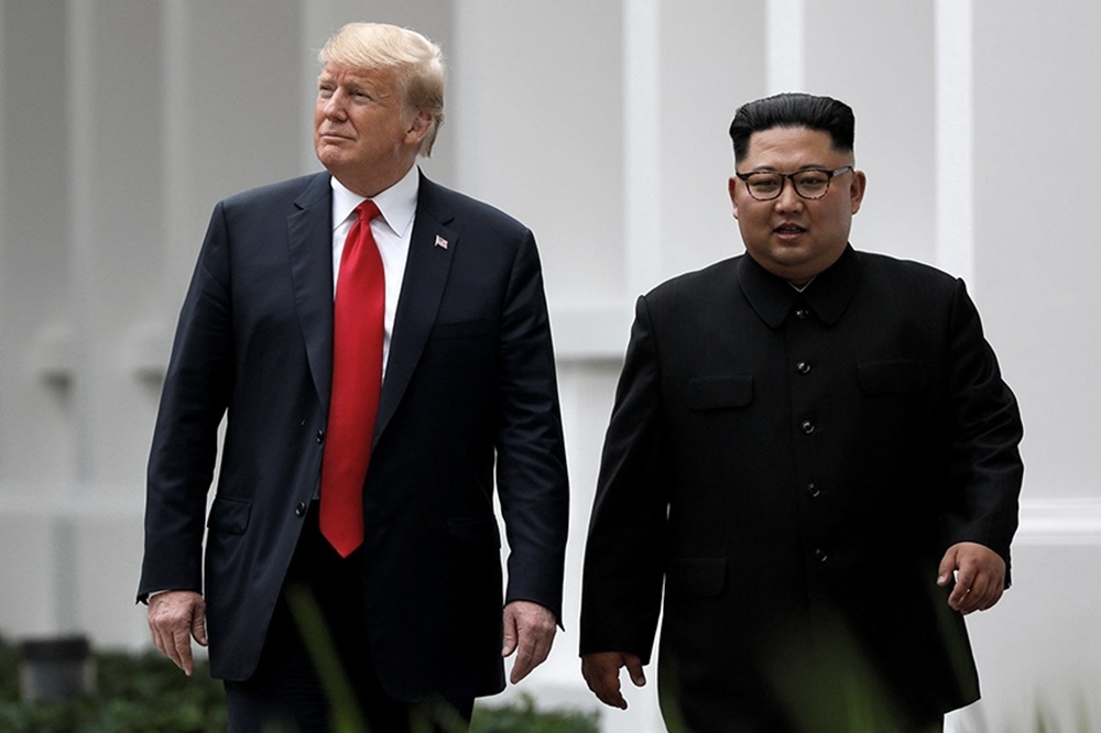 trump y kim Telam