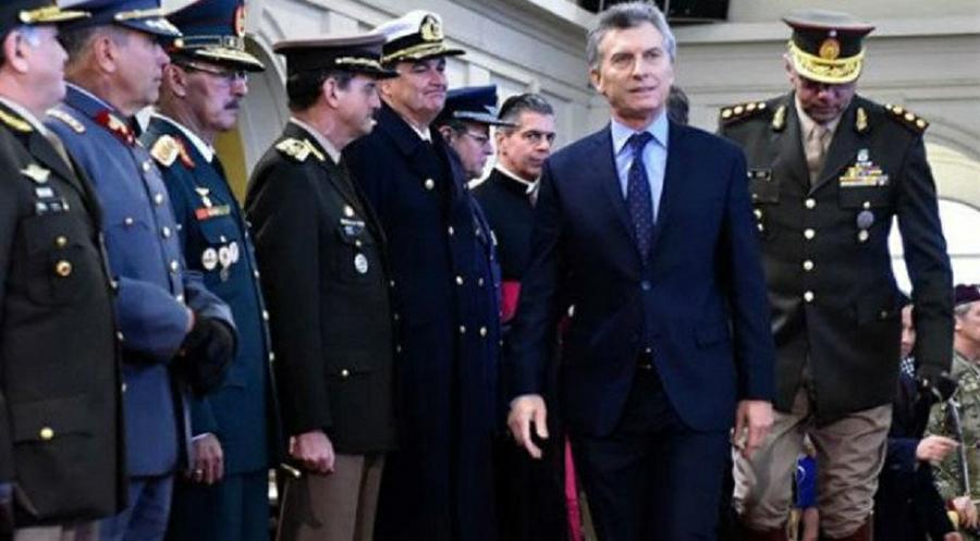 macri con militares