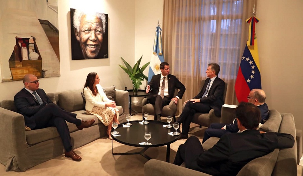 reunión con guaidó en argentina