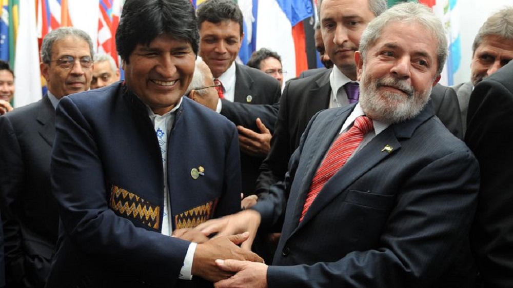 Lula da Silva y Evo Morales AFP