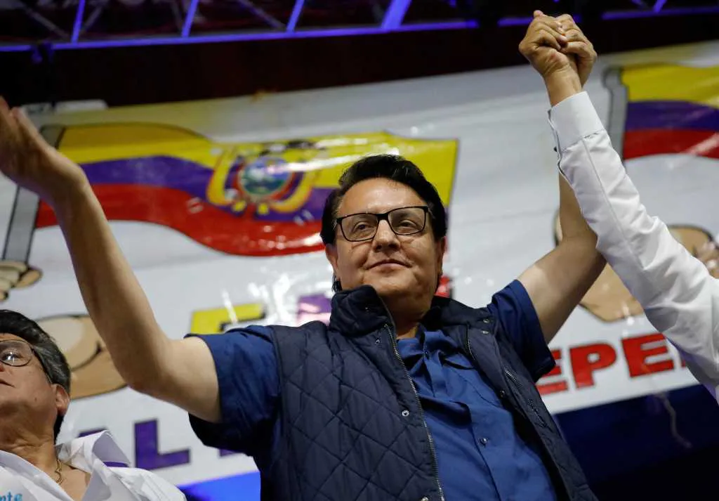 Ecuador candidato asesinado by NA REUTERS