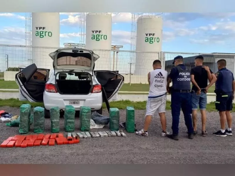 Incautan 300 kilos de marihuana en San Francisco (La Voz de San Justo)