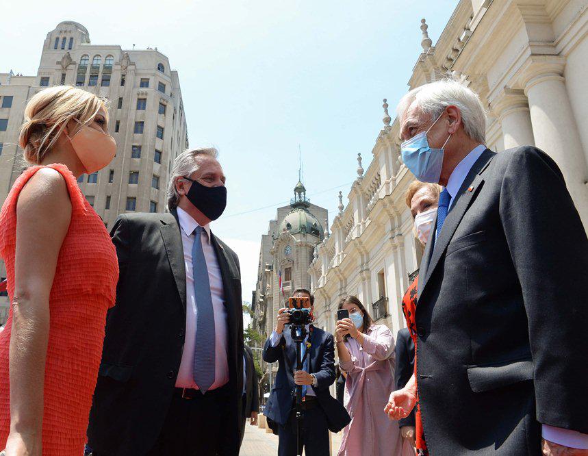 Piñera recibe a Alberto by Télam