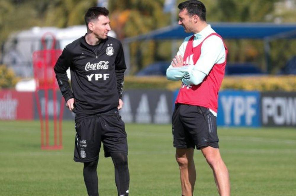 Scaloni confirma que "Si Messi está bien va a jugar" contra Venezuela
