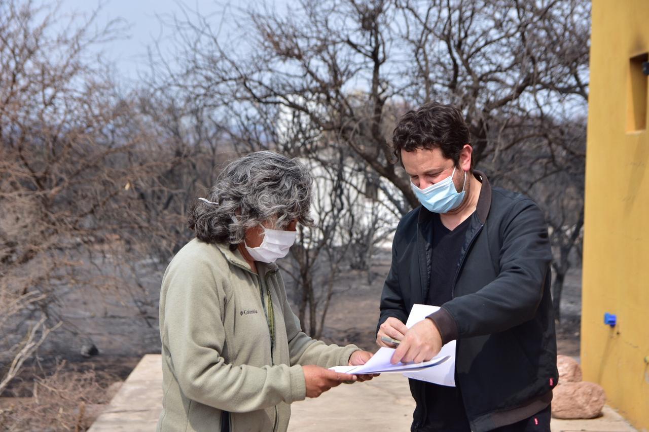 Incendios asistencia Gobierno de Córdoba