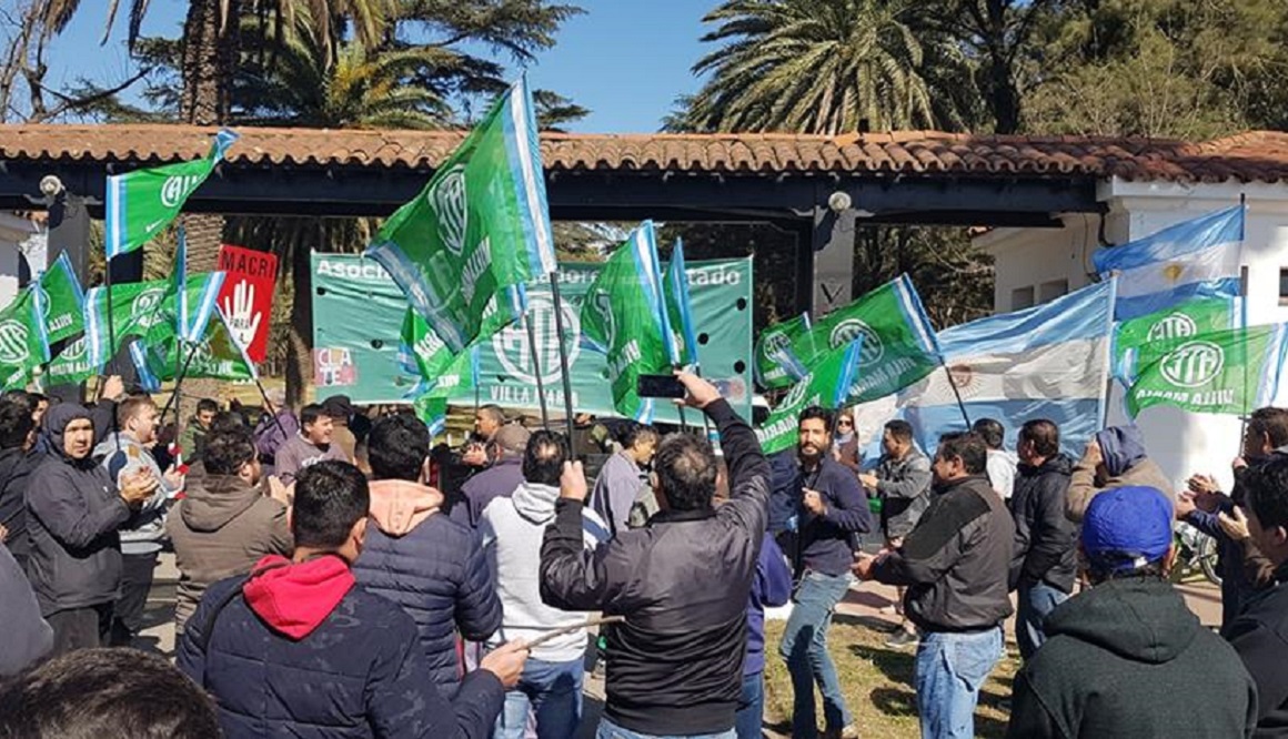 protesta fábrica militar Villa María 2 Facebook ATE Villa María