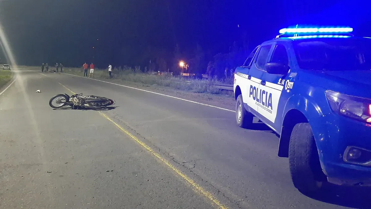 Choque fatal entre motos en Río Cuarto (Puntal)