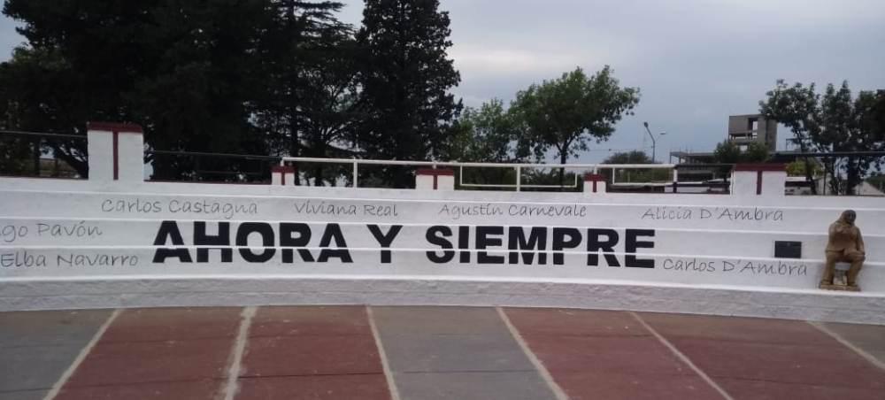 Murales repintados Alta Gracia by colectivo Paravachasca por la Memoria