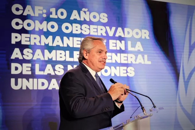 Alberto Fernández en Estados Unidos (Twitter Alberto Fernández)
