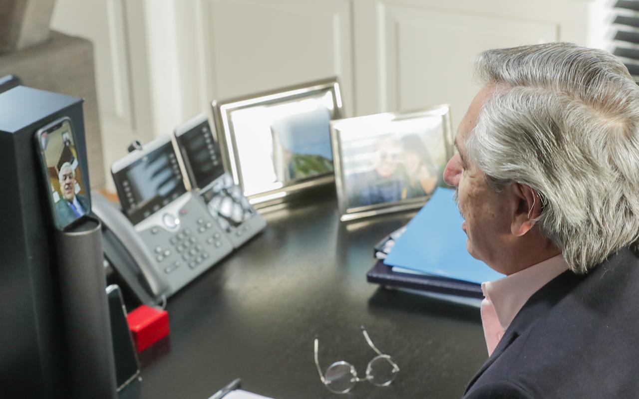 fernandez habla con piñera @prensaGobnac