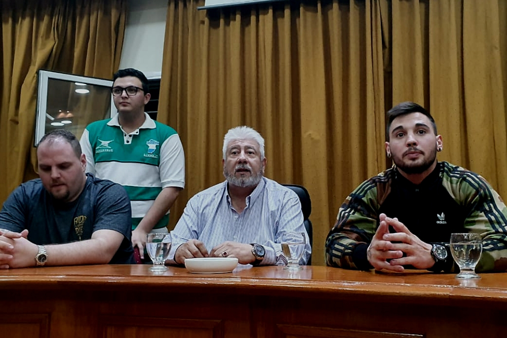 Conferencia tras la detención de Saillen y Catrambone