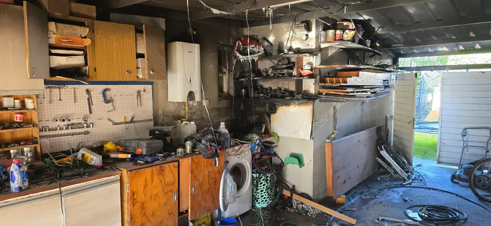Explosión en taller de GNC en barrio Los Boulevares (Policía)
