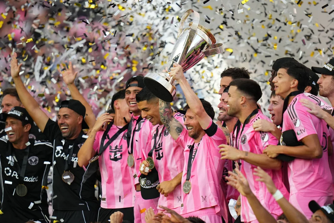 MESSI FESTEJO INTER MIAMI