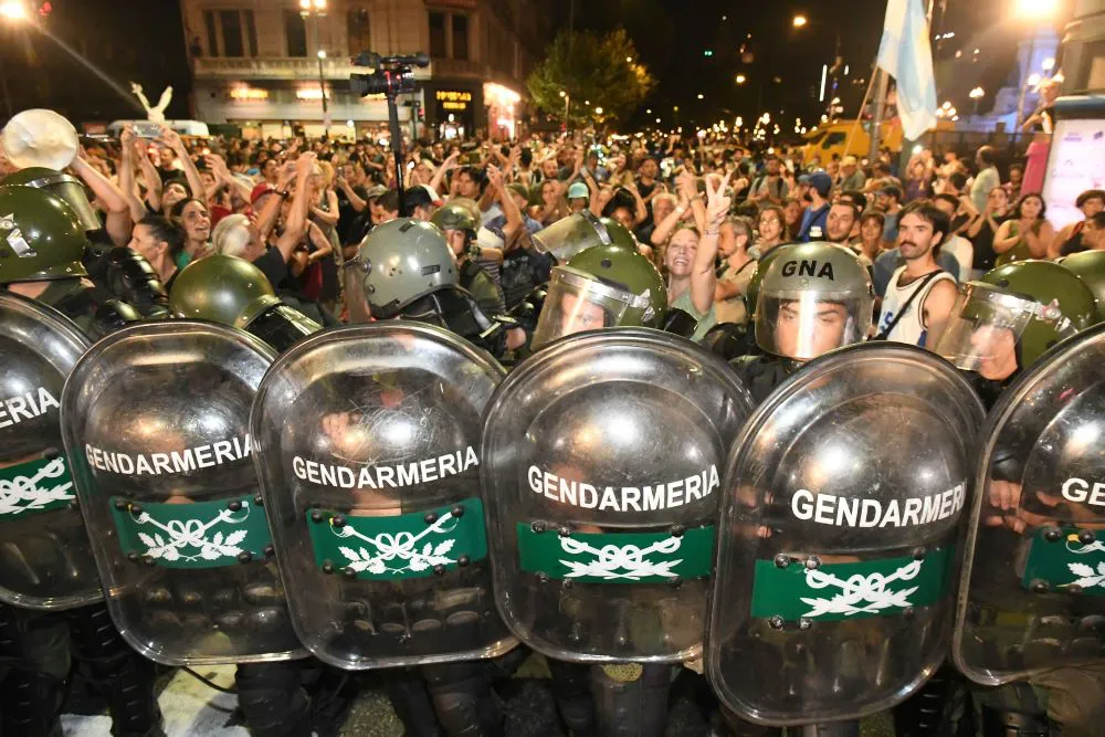 Congreso efectivos_de_la_gendarmeria Télam