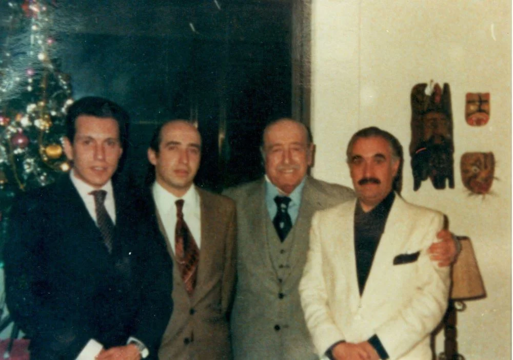Francisco Yofre con Héctor Cámpora