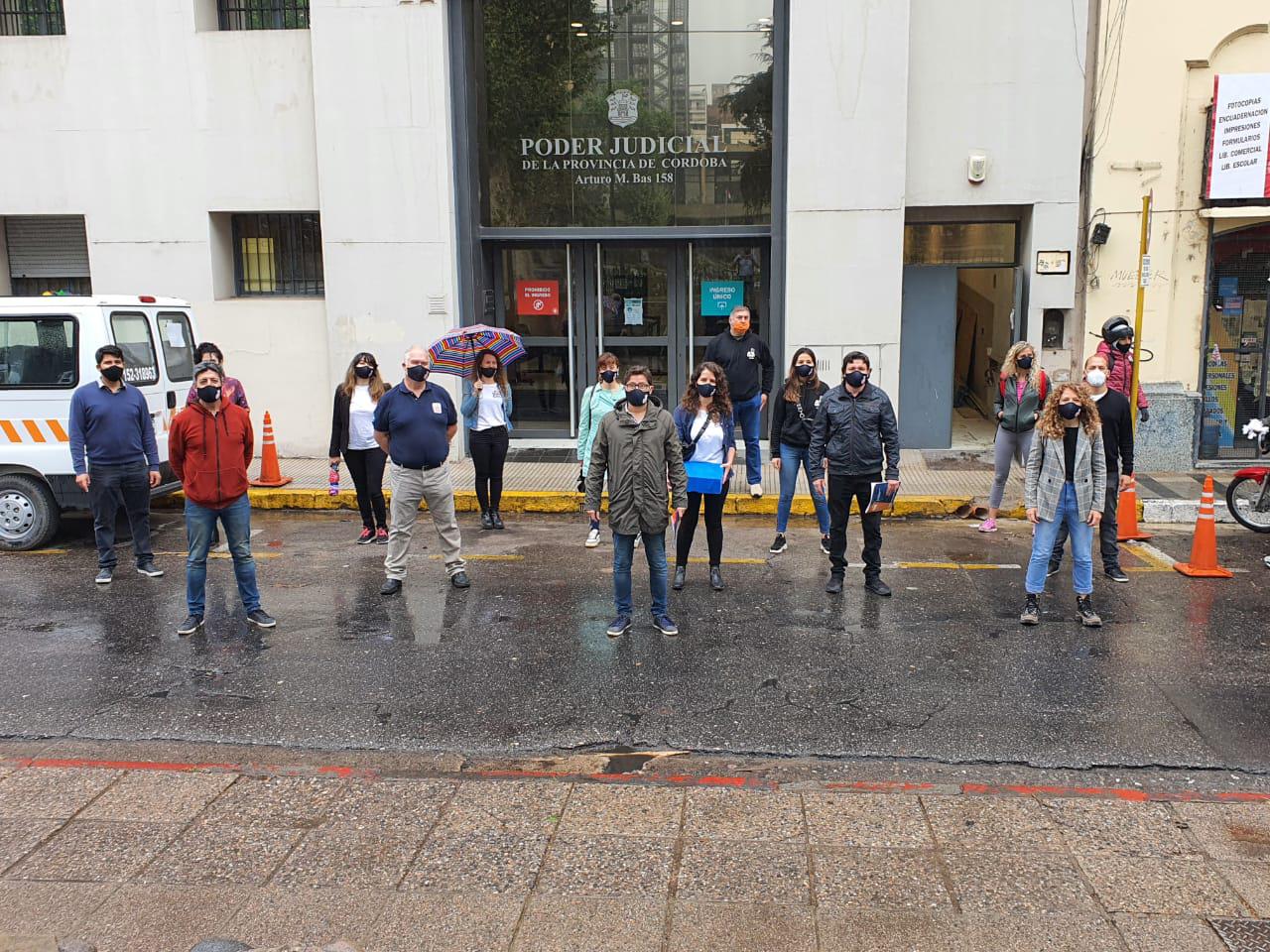Paro de judiciales de Córdoba prensa Gremio Judiciales Córdoba