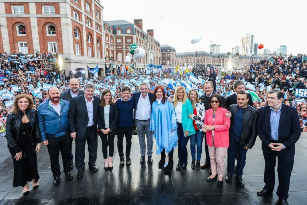 Cierre de campaña Frente de Todos Mar del Plata Prensa Frente de Todos