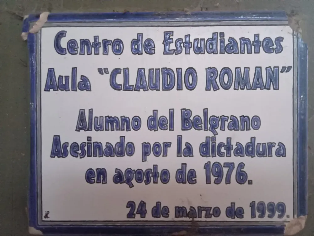 placa centro de estudiantes