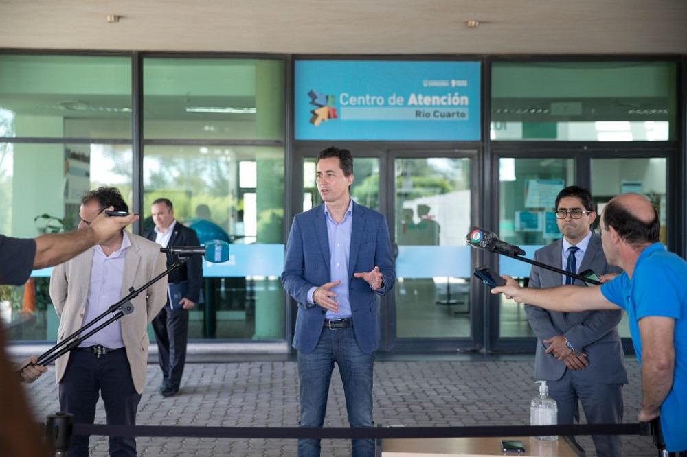 Centro de operaciones Manuel Calvo prensa Gob Cba