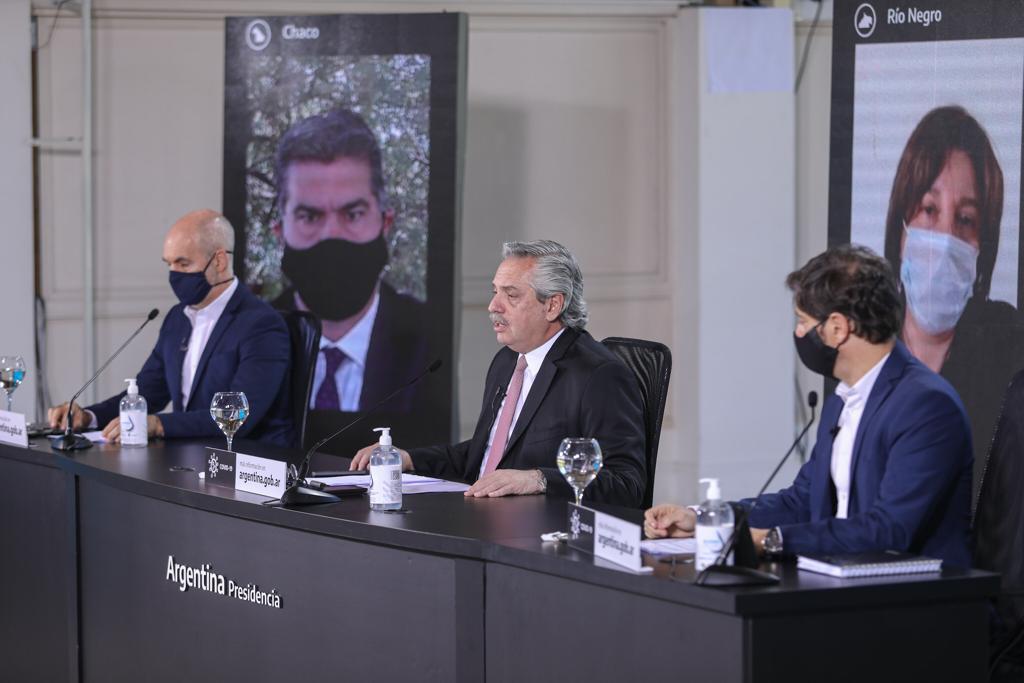 Fernández Kicillof y Larreta