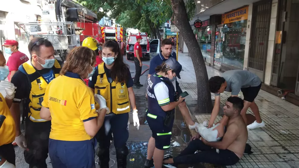 incendio en el centro @JavierSassi