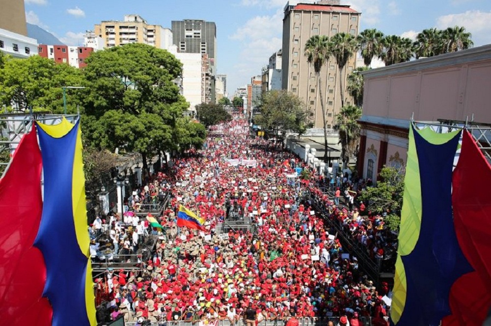 marcha antiimperialista venezuela foto @teleSURtv