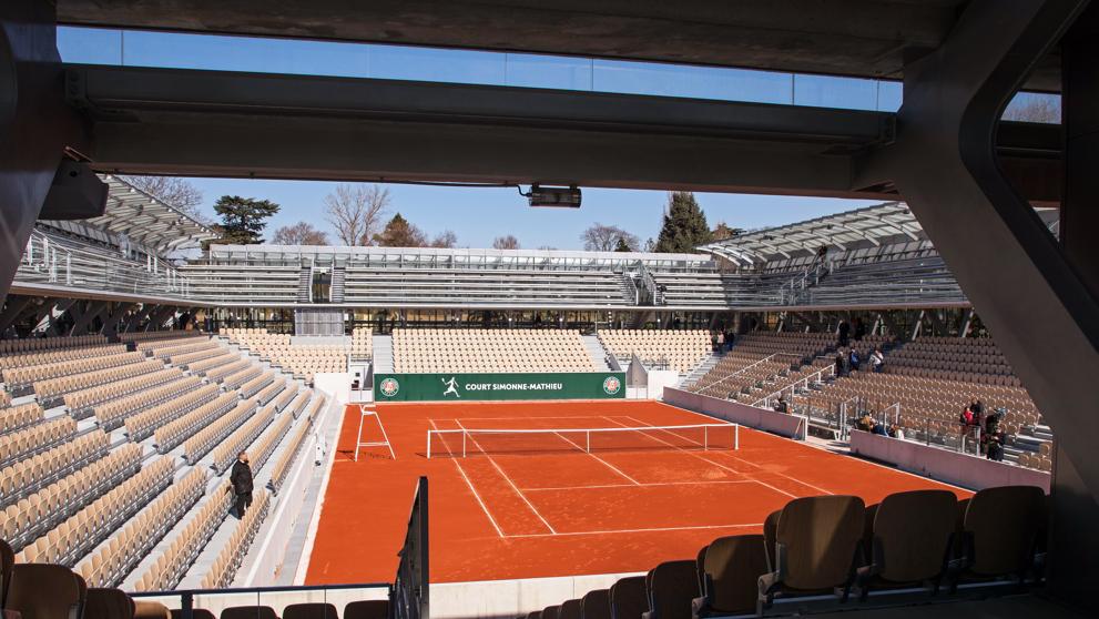 roland garros vacia