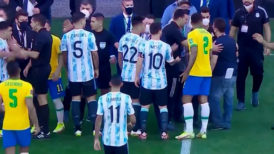 FIFA determinó sanciones y Brasil-Argentina se volverá a jugar