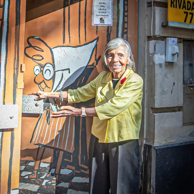 Sonia Torres en la Casa de Abuelas (Gobierno de Córdoba)