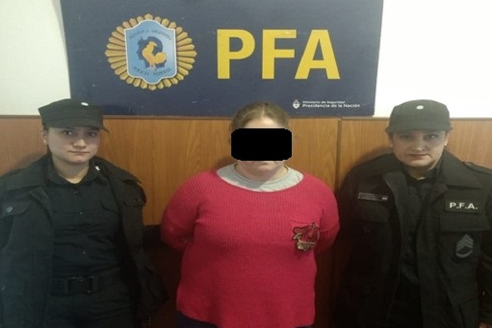 mujer líder banda narco by prensa PFA