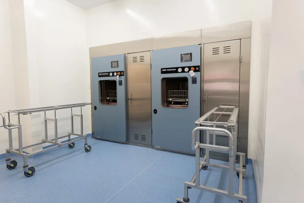 nueva central de esterilización en el Hospital Tránsito Cáceres