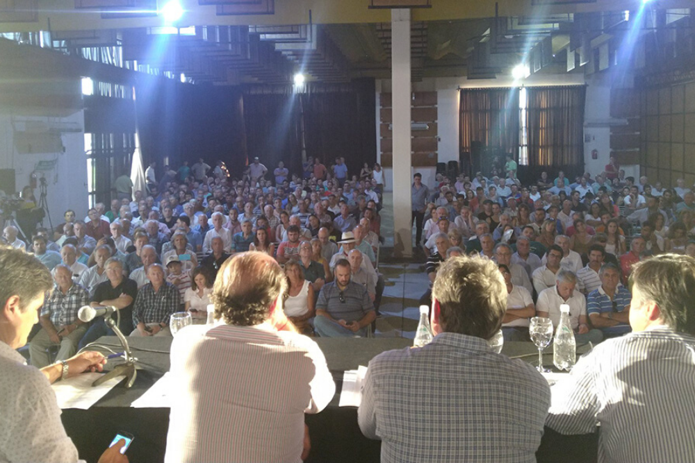 Mesa de enlace en Rio Cuarto