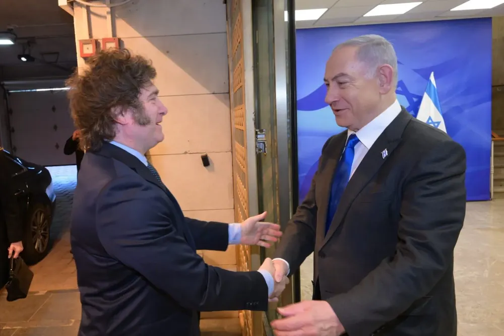 MILEI Y Benjamin Netanyahu
